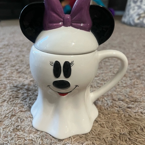 Disney Minnie Mouse Ghost Mug with Black and Purple Accents - Picture 2 of 4